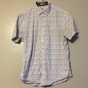 Floral button down shirt